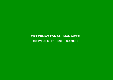 International Manager 